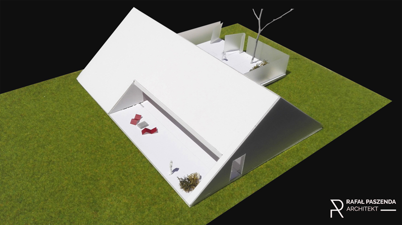 innowacyjny projekt domu w kształcie piramidy w Hażlachu